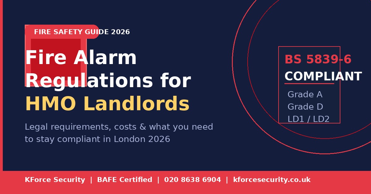 Fire Alarm Regulations for HMO Landlords in London 2026